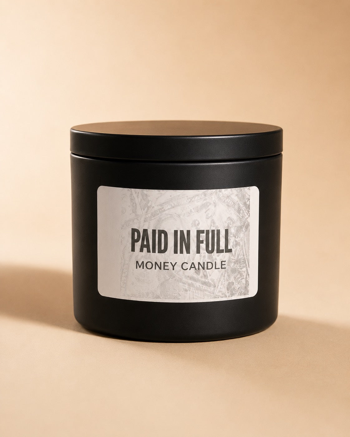Paid In Full Money Candle